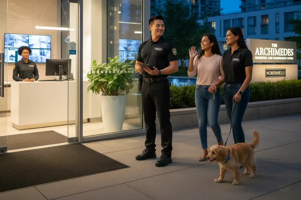 Static security guards monitoring residential and condominium properties across Ontario
