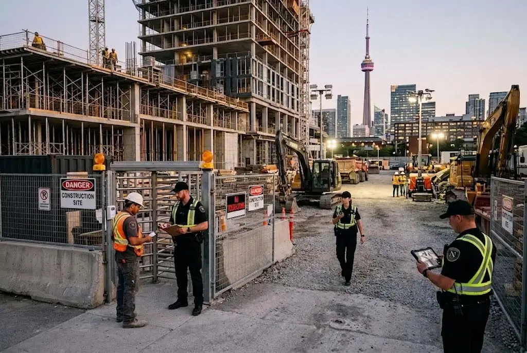 24/7 Construction Site Security Services in Toronto