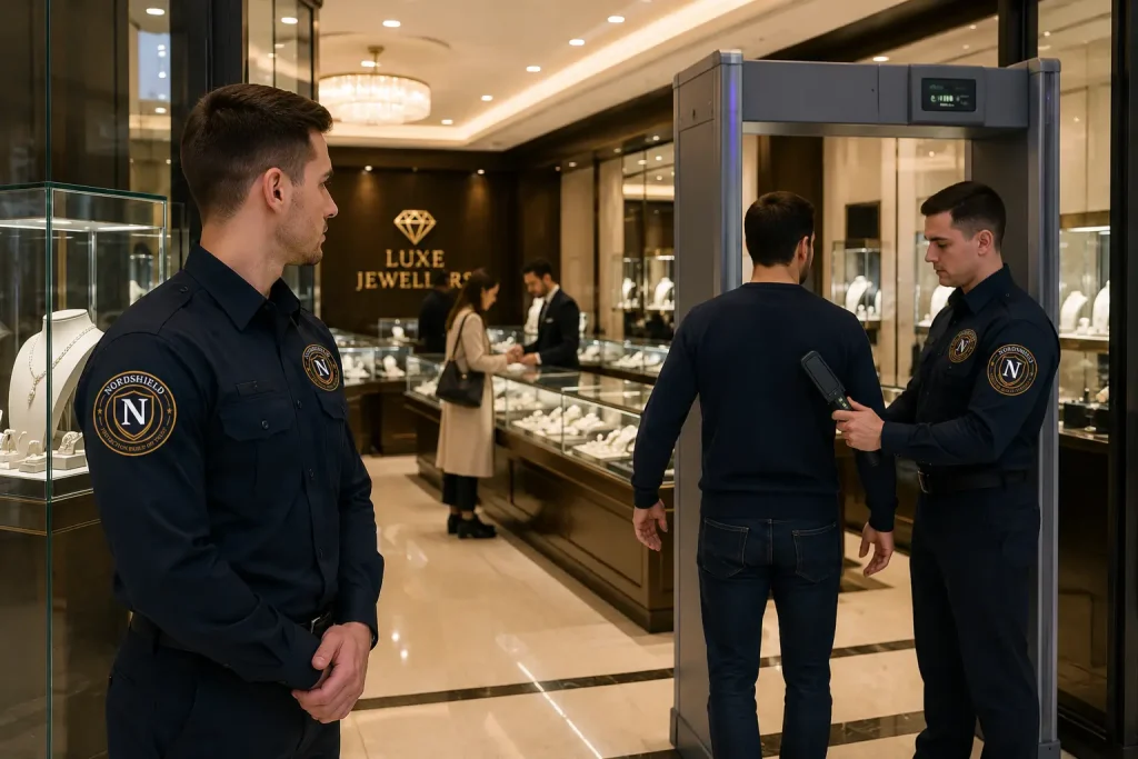 How Static Security Guards Help Protect Commercial Stores
