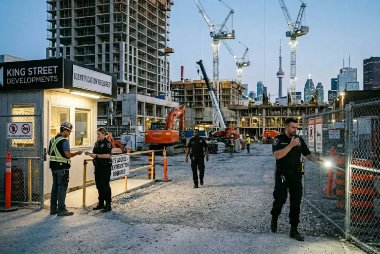 Professional Construction Site Security Services in Toronto